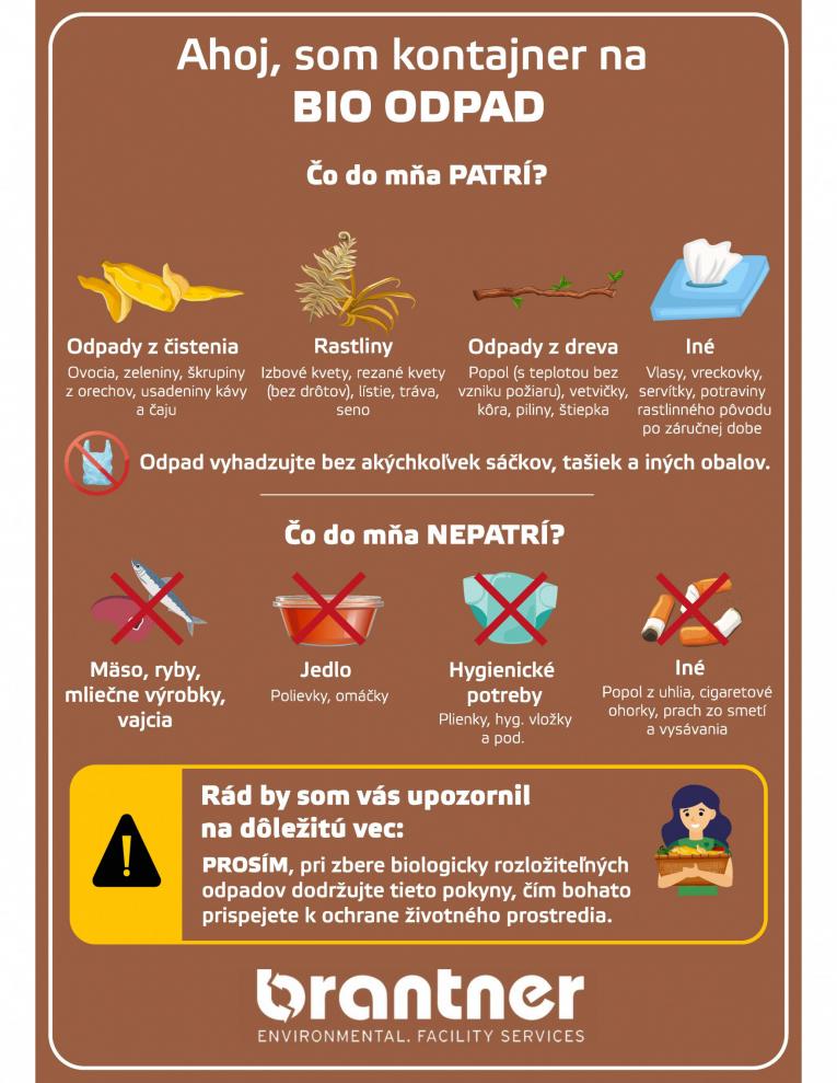 Ahoj, som kontajner na BIO ODPAD